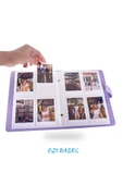 Deri Instax Polakart Fotoğraf Albümü - 96 Kapasite thumbnail 4