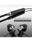Pro Sport Kablosuz Mıknatıslı Mikrofonlu Bluetooth Kulaklık Siyah thumbnail 4