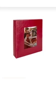 Kırmızı 10x15cm 200'lük Deri Fotoğraf Albümü - 1