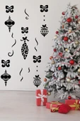 İndispensableyl Yılbaşı Happy New Year ÖZEL sticker Çıkartma Süsü ÖZEL Yıl Süsü Parti Cam Süsü Noel Ağacı Kar Tanesi thumbnail 1