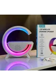 KABLOSUZ ŞARJ/ LED IŞIK/ HOPARLÖR/ Led Wıreless Chargıng Speaker - 1