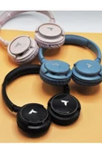 Kablosuz Hafıza Kartlı Bluetooth Kulaküstü Kulaklık Mavi Renk - 1