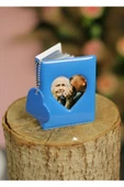 6x9 İnstax Fotoğraf Resim Albümü Kartlık Mini Kalpli Albüm - 4