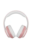 Bluetooth Kablosuz Stereo Kulaklık Pembe thumbnail 2