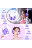 Çocuk Bluetooth Kulaklık Kedi Kulaklık Pro 5.0 Akıllı Rgb Led Detaylı Bluetooth Kablosuz - 6