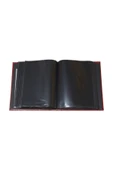 15x21 Lacivert Sh Albüm Beyaz 100’lük Deri Desenli Fotoğraf Albümü 15x21cm - 1