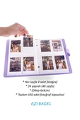Deri Instax Polakart Fotoğraf Albümü - 96 Kapasite thumbnail 2