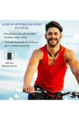 Auris Bt09 Wireless - Bluetootlu Sport Deri Desenli Kulakiçi Kablosuz Kulaklık thumbnail 3