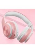 P68 Wıreless Headphone Bluetooth Kablosuz Stereo Kulaklık Pembe thumbnail 1