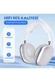 Max Görünümlü Kablosuz Bluetooth Kulak Üstü Kulaklık thumbnail 6
