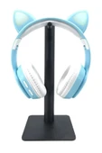 A+ Kalite Vilya Kedi Kulağı Detaylı Led Işıklı Bluetooth Çocuk Kulaklığı 2022 Boombox Ct-888 - 2