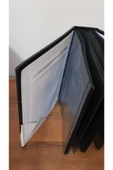 200lü 10x15cm Fotoğraf Albümü Siyah - Deri Kaplı Foto Pencereli - Aile Resimleri Için Album thumbnail 6