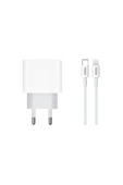 Force Qch281l Pd Destekli 15w Type-c To Lightning Usb Kablolu Şarj Cihazı - 1