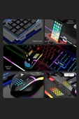 TMK-06 Gaming Rgb Işıklı Kablolu Q Klavye ve Mouse Seti Siyah - 3