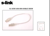 S-link SL-1030 Usb2.0 30cm Usb to Usb Kablosu - 1
