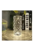 Kumandalı Masa Lambası Kristal Elmas Led Dokunmatik Sensör Usb Şarj Bar Restoran - 6