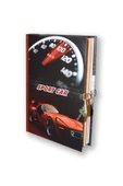 Kilitli Günlük Sport Car Hatıra Defteri, Ajanda thumbnail 1