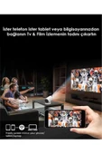 Hy300 Pro Taşınabilir Sinema Projeksiyon 720 P Ev Sineması Bluetooth Android 11 Akıllı Projektör - 3