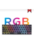Mini Klavye Türkçe Kablolu Gaming Klavye - 1