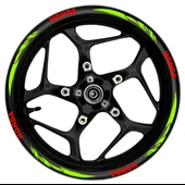 İndispensableyl Honda kırmızı yazılı  neon(fıstık yeşili) pençe şeritli - 1
