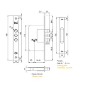 KALE 189/3MF 3 MIL SIL. EMN KILIDI - 2