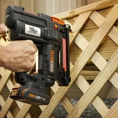 WORX WX844.9 20Volt 16-40mm Profesyonel Şarjlı Zımba Makinesi + 2700 Adet Yedek Zımba (Akü Dahil Değildir) - 12