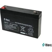 Ttec 6V 7AH Bakımsız Kuru Akü - 4