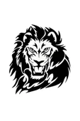 İndispensableyl Aslan Tasarımlı Oto özel yeni sticker 25 x 27 cm - 1