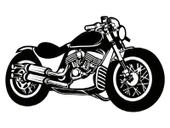 İndispensableyl Klasik Motosikletler Model 7 Oto özel yeni sticker 25 x 15 Cm - 1