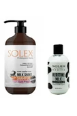 Solex Tuzsuz Professıonal Serıes Milk Shake-Keçi Sütlü Şampuan 1.000 ml+ Saç Besleyici Keratin Sütü 250ML - 1