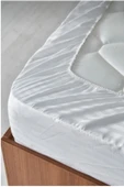 Fame Home Çizgili Pamuklu Saten Lastikli Çarşaf 130 x 200 Otel Nevresimi - 3