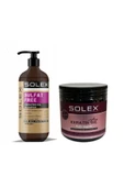 Solex Sülfatsız Professıonal Serıes Keratin Özlü Şampuan 1.000 ml+ Saç Maskesi Keratin 500 ML - 1