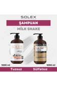 Solex Tuzsuz Milk Shake (Keçi Sütlü) Şampuan 1.000 ml + Sülfatsız MilkShake (Keçi Sütlü) Şampuan 1.000 ml - 1