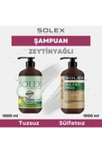 Solex Sülfatsız Zeytin Yağlı Şampuan 1.000 ml+ Tuzsuz Zeytin Yağlı Şampuan 1.000 ml - 1