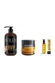 Solex Professıonal Serıes Argan Saç Bakım Seti (Tuzsuz Sampuan 1000 ML+ Saç Maskesi 500 ML + Serum 100 ML) - 1