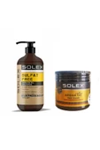 Solex Sülfatsız Professıonal Serıes Argan Yağı Özlü Şampuan 1.000 ml+ Argan Yağlı Saç Maskesi 500 ML - 1