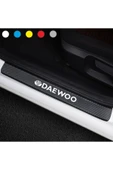 İndispensableyl Daewoo İçin özel yeni uyumlu Aksesuar Oto Kapı Eşiği özel yeni sticker Karbon 4 Adet - 1