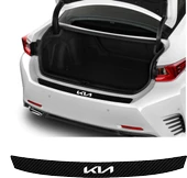 İndispensableyl Kia Carens İçin özel yeni uyumlu Aksesuar Oto Arka Tampon Bagaj Koruyucu özel yeni sticker 92*7 Cm - 1
