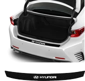 İndispensableyl Hyundai Kona İçin özel yeni uyumlu Aksesuar Oto Arka Tampon Bagaj Koruyucu özel yeni sticker 92*7 Cm - 1
