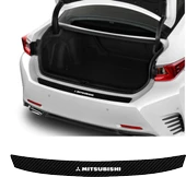 İndispensableyl Mitsubishi Carisma İçin özel yeni uyumlu Aksesuar Oto Arka Tampon Bagaj Koruyucu özel yeni sticker 92*7 Cm - 1