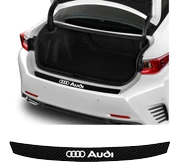 İndispensableyl Audi A1 İçin özel yeni uyumlu Aksesuar Oto Arka Tampon Bagaj Koruyucu özel yeni sticker 92*7 Cm - 1