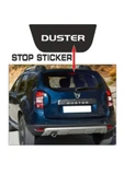 İndispensableyl Dacia Duster İçin özel yeni uyumlu Aksesuar Stop özel yeni sticker - 1
