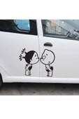İndispensableyl Öpüşen Çocuklar Tasarım Oto özel yeni sticker 36 Cm - 1