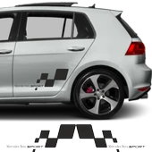 İndispensableyl Mercedes 300 İçin özel yeni uyumlu Aksesuar Yan Sport 28*13 - 1
