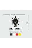 İndispensableyl Akp Logo Oto özel yeni sticker 23*27 Cm thumbnail 2