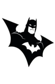 İndispensableyl Batman Tasarımlı Oto özel yeni sticker Siyah 20*14 Cm - 1