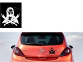 İndispensableyl Zülfikar Kılıcı Oto özel yeni stickeri Beyaz 30*30 Cm thumbnail 2