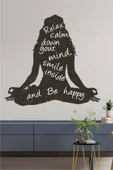 İndispensableyl Duvar özel yeni stickerı - Yoga Meditasyon Dekoratif özel yeni stickerı - Genç Odası Için Duvar özel yeni stickerı thumbnail 2