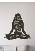 İndispensableyl Duvar özel yeni stickerı - Yoga Meditasyon Dekoratif özel yeni stickerı - Genç Odası Için Duvar özel yeni stickerı thumbnail 1