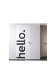 İndispensableyl Hello Yazılı Dekoratif Duvar Süsü özel yeni sticker thumbnail 1